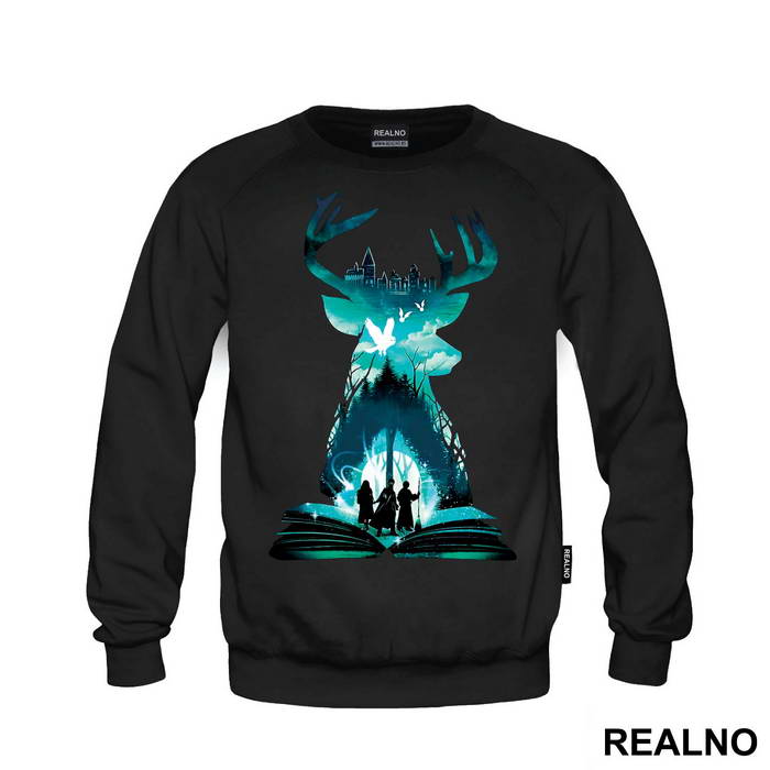 Stag Patronus Double Exposure - Harry Potter