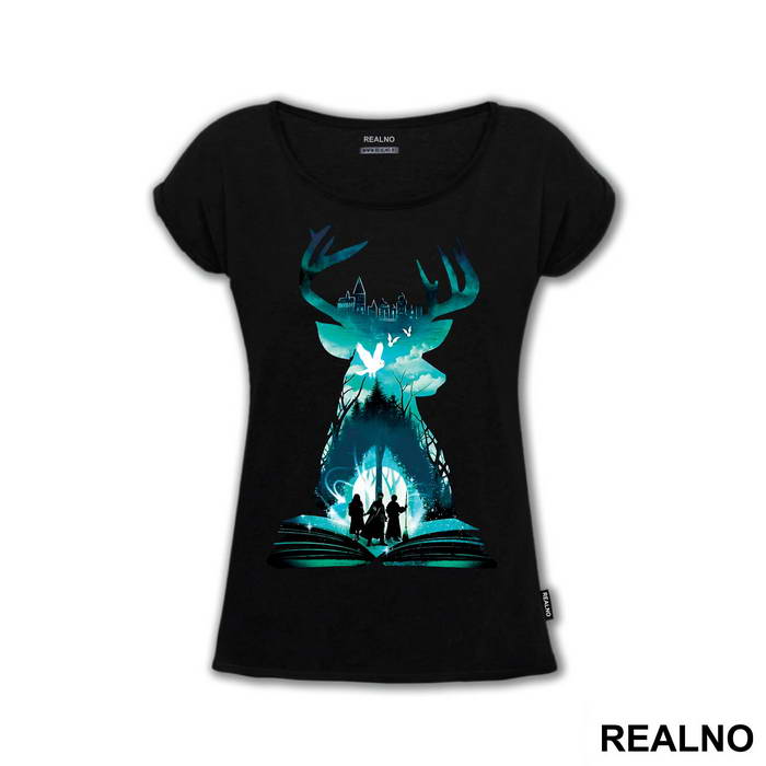 Stag Patronus Double Exposure - Harry Potter