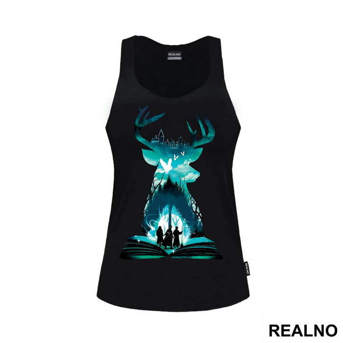 Stag Patronus Double Exposure - Harry Potter