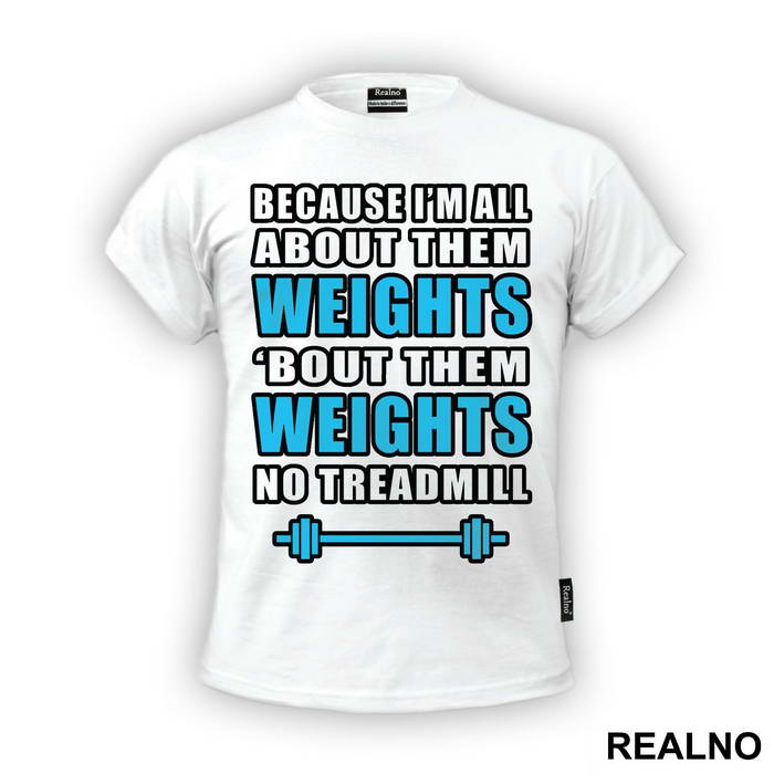 Because I'm All About Them Weights, 'bout Them Weights No Treadmill - Trening
