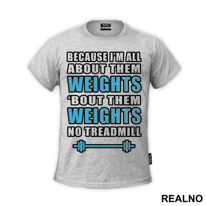 Because I'm All About Them Weights, 'bout Them Weights No Treadmill - Trening