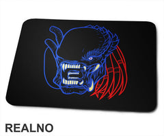 Half Head - Alien Vs - Predator - Podloga za miš