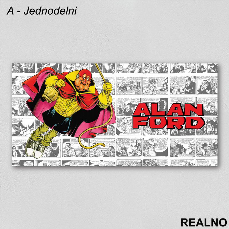 Superhik - Logo - Alan Ford - Slika na platnu - Kanvas