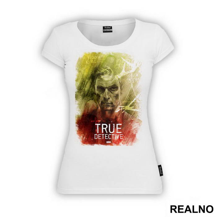 Rust Yellow And Red Poster - True Detective