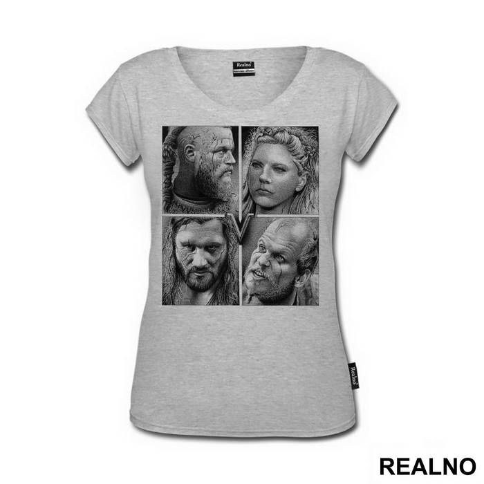 Ragnar Lothbrok, Lagertha, Rollo, Floki - Vikings