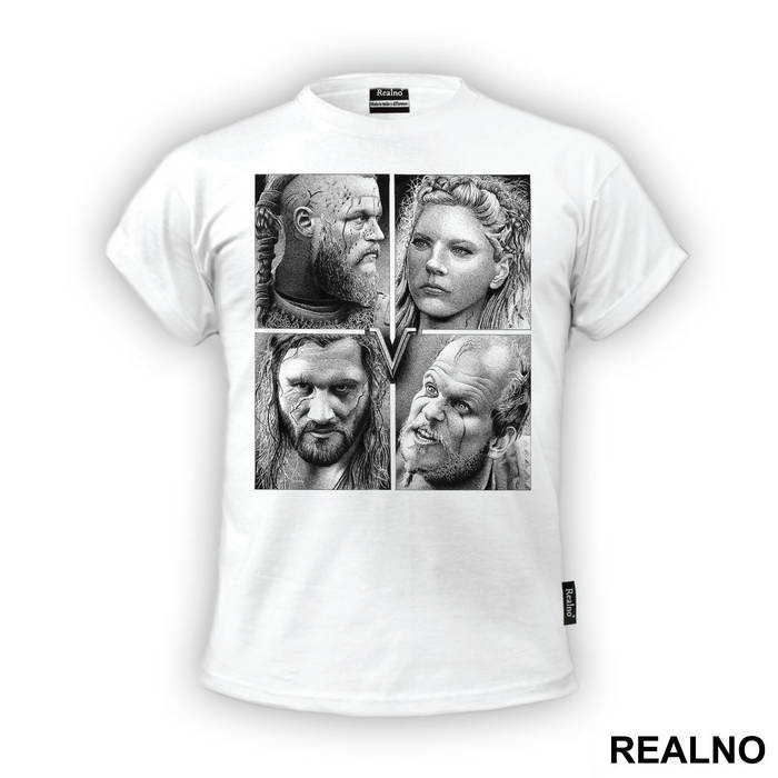 Ragnar Lothbrok, Lagertha, Rollo, Floki - Vikings