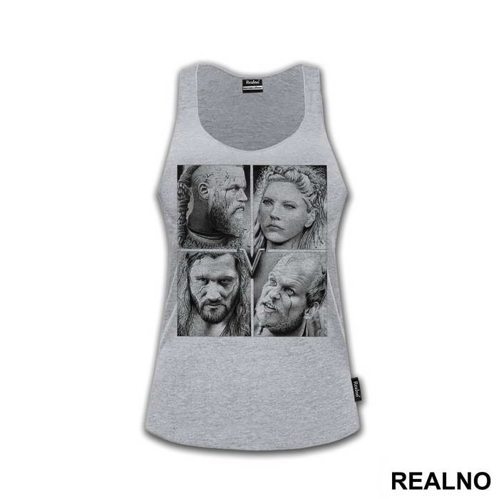 Ragnar Lothbrok, Lagertha, Rollo, Floki - Vikings