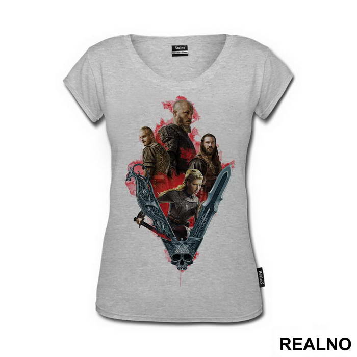 Ragnar Lothbrok, Lagertha, Rollo And Bjorn - Vikings