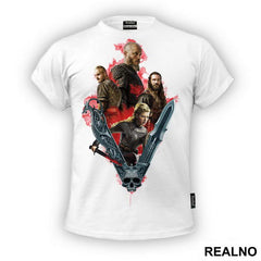 Ragnar Lothbrok, Lagertha, Rollo And Bjorn - Vikings