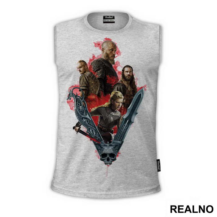 Ragnar Lothbrok, Lagertha, Rollo And Bjorn - Vikings