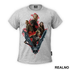 Ragnar Lothbrok, Lagertha, Rollo And Bjorn - Vikings