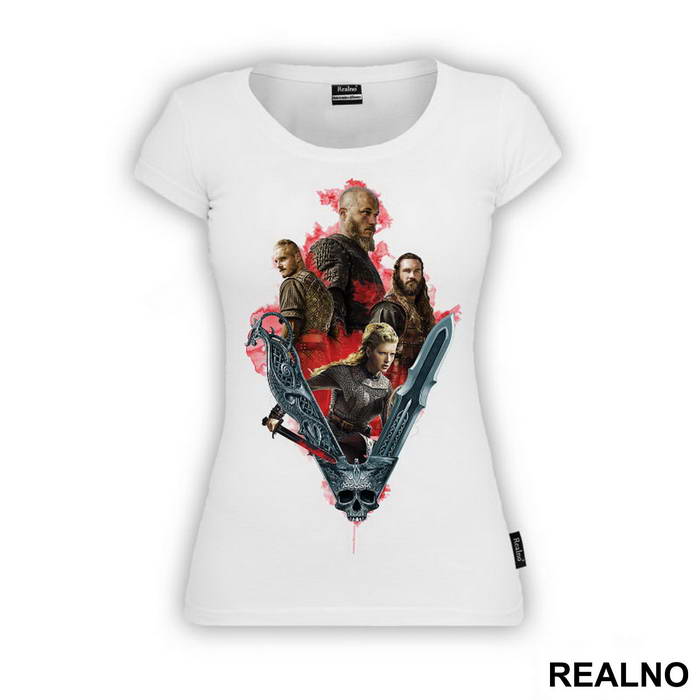 Ragnar Lothbrok, Lagertha, Rollo And Bjorn - Vikings