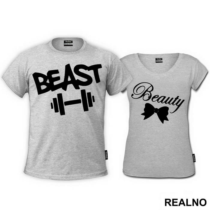 Beauty And The Beast - Majice za parove
