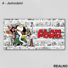 Broj Jedan - Svira - Alan Ford - Slika na platnu - Kanvas