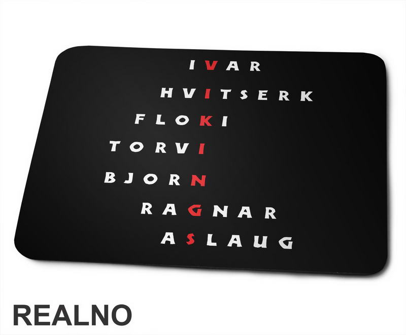 Names - Vikings - Podloga za miš