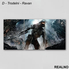 Master Chief Standing - Halo - Games - Serija - Slika na platnu - Kanvas