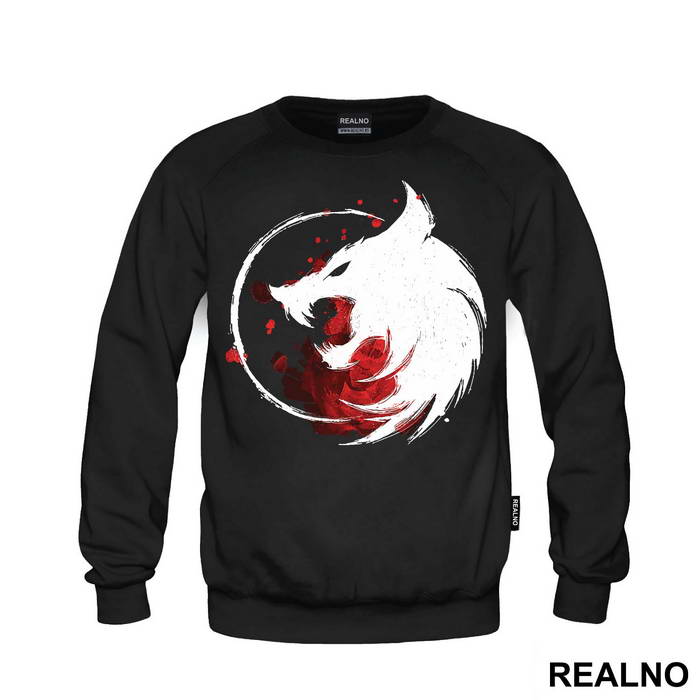 Wolf Head Blood Splash - Witcher