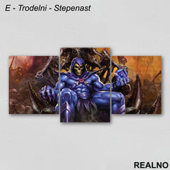 Skeletor Na Tronu - Masters of the Universe - Kanvas