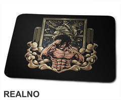 Fists Are Ready For - Attack On Titan - Podloga za miš