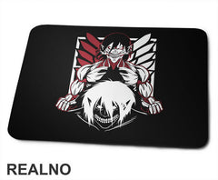 Shadows And Red Lines - Attack On Titan - Podloga za miš