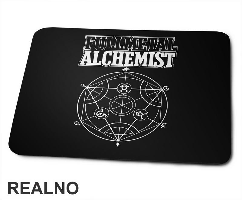 Logo And Transmutation - Fullmetal Alchemist - Anime - Podloga za miš