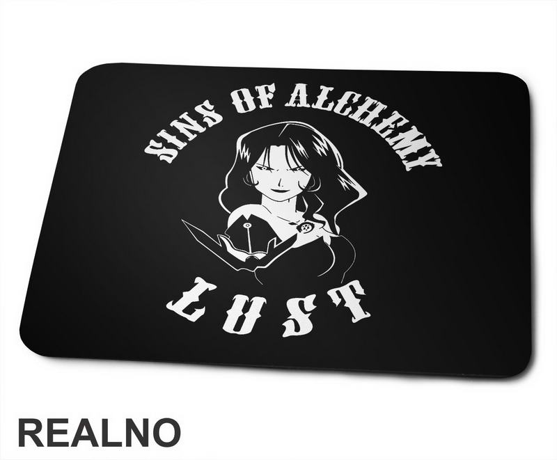 Sins Of Alchemy - Lust - Fullmetal Alchemist - Anime - Podloga za miš
