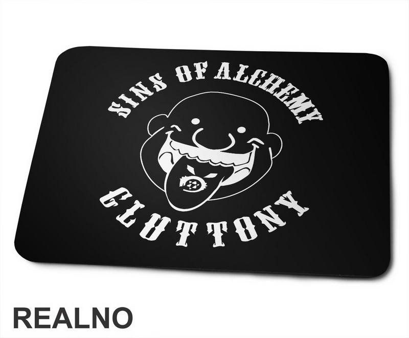 Sins Of Alchemy - Gluttony - Fullmetal Alchemist - Anime - Podloga za miš