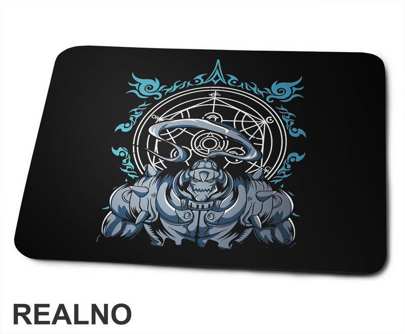 Alphonse Elric - Blue Symbols - Fullmetal Alchemist - Anime - Podloga za miš