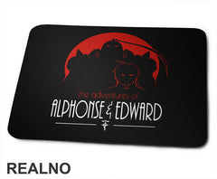 Adventures Of Alphonse And Edward - Fullmetal Alchemist - Anime - Podloga za miš