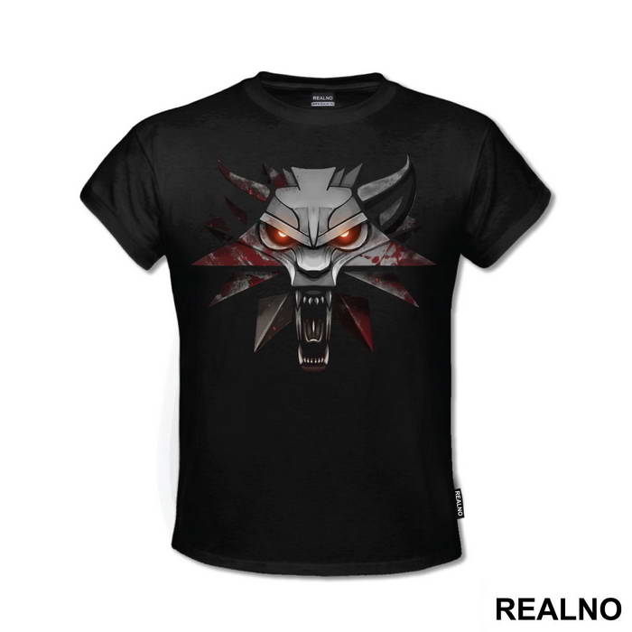 Iron Wolf Head Logo - Witcher