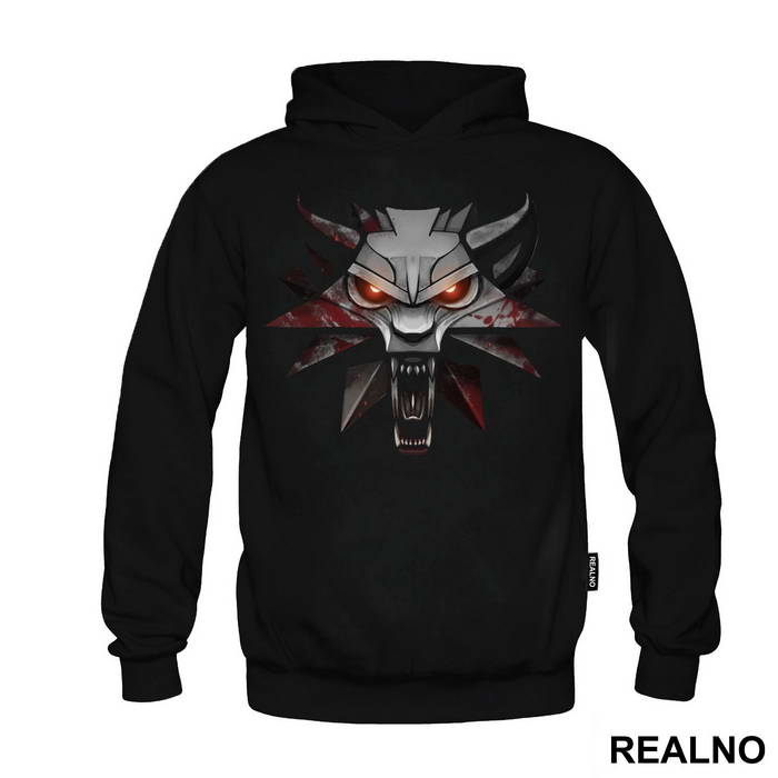Iron Wolf Head Logo - Witcher