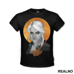 Ciri With An Orange Rose - Witcher