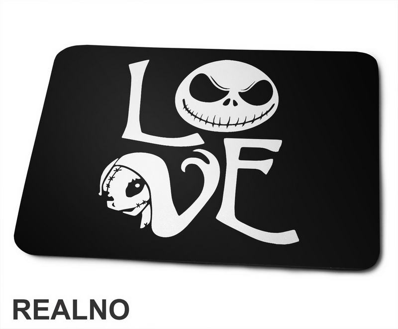 Love - Jack And Sally - Podloga za miš