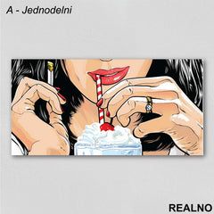 Mia Wallace - Pulp Fiction - Slika na platnu - Kanvas