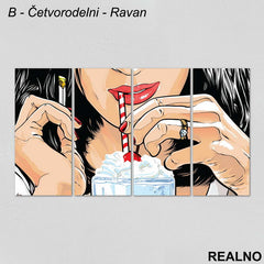 Mia Wallace - Pulp Fiction - Slika na platnu - Kanvas