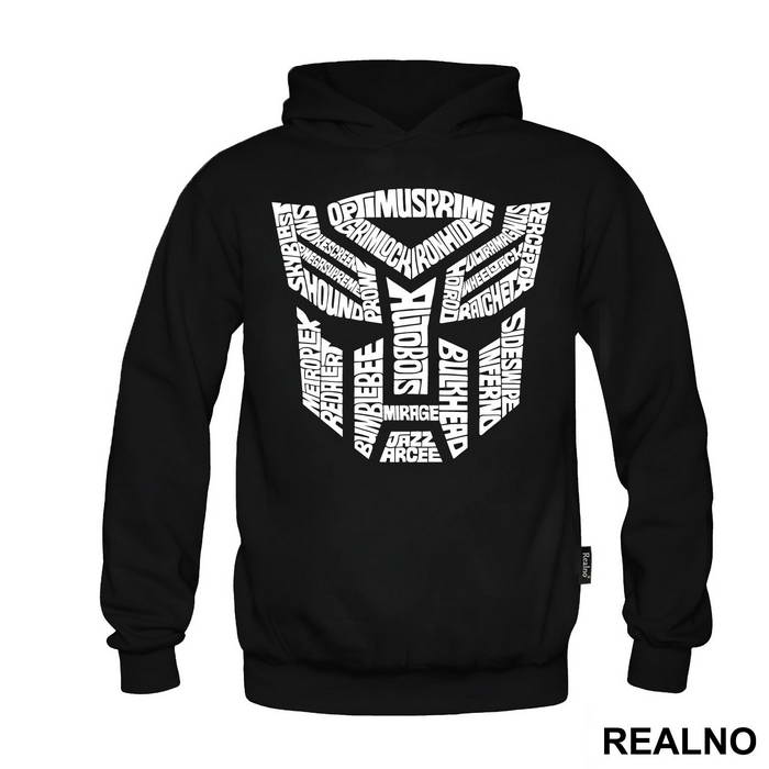 Autobot Logo Text - Transformers - Majica