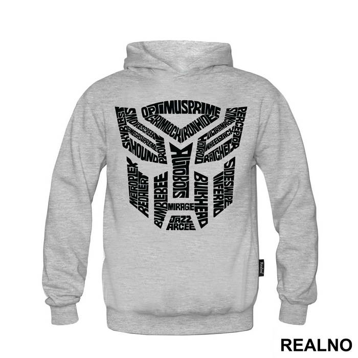 Autobot Logo Text - Transformers - Majica