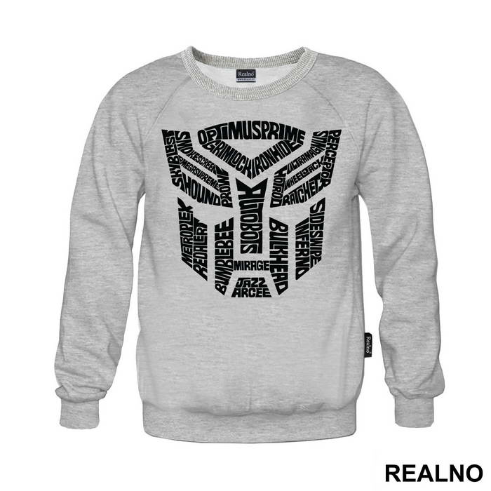 Autobot Logo Text - Transformers - Majica