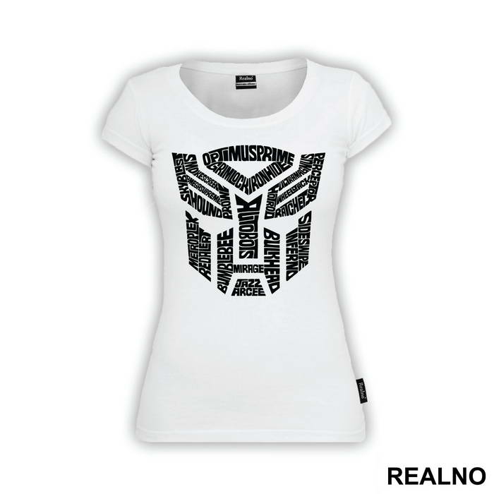 Autobot Logo Text - Transformers - Majica