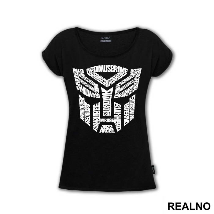 Autobot Logo Text - Transformers - Majica