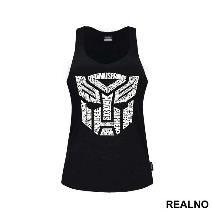 Autobot Logo Text - Transformers - Majica
