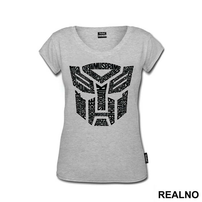 Autobot Logo Text - Transformers - Majica