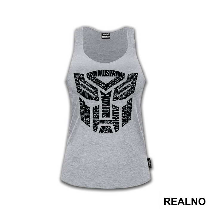 Autobot Logo Text - Transformers - Majica