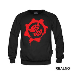 Gear Paint Splash Autobot Logo - Transformers