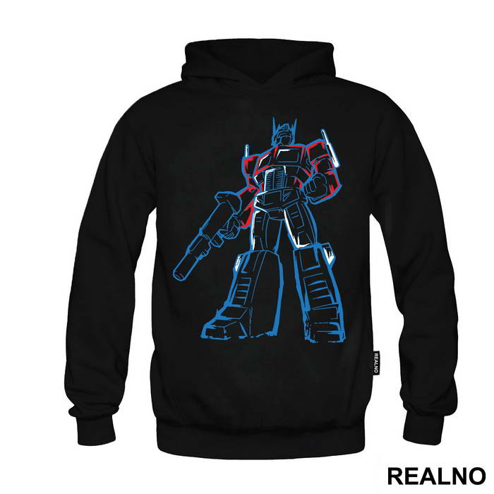 Optimus Prime Colorful Outline - Transformers