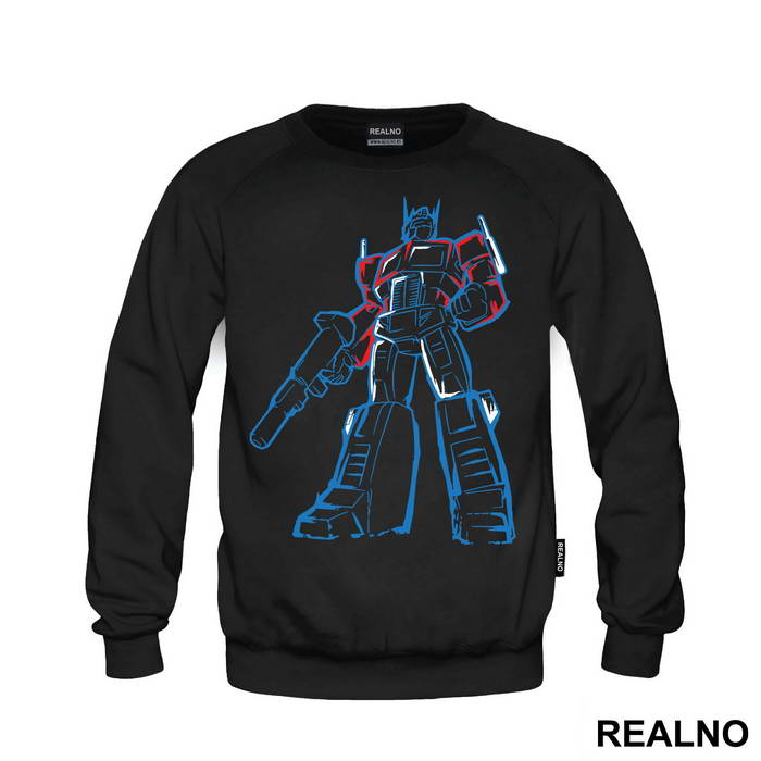 Optimus Prime Colorful Outline - Transformers