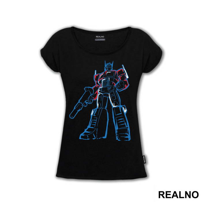 Optimus Prime Colorful Outline - Transformers