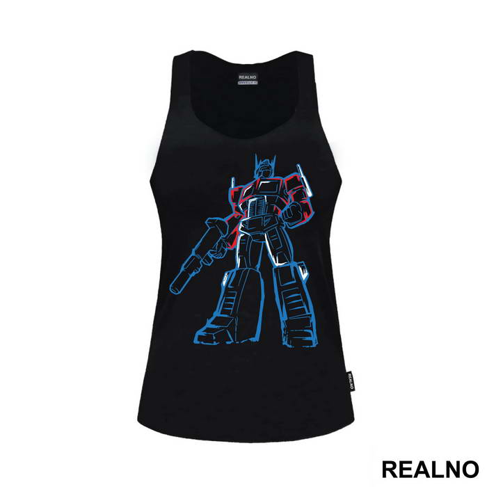 Optimus Prime Colorful Outline - Transformers
