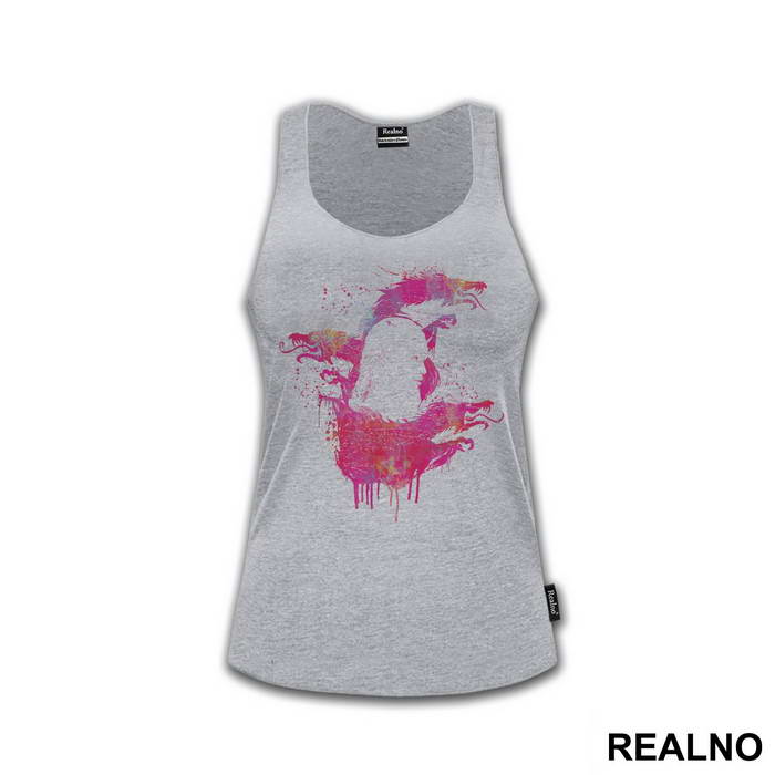 Khaleesi And The Dragons Pink Color Splash - House Targaryen - Game Of Thrones - GOT - Majica