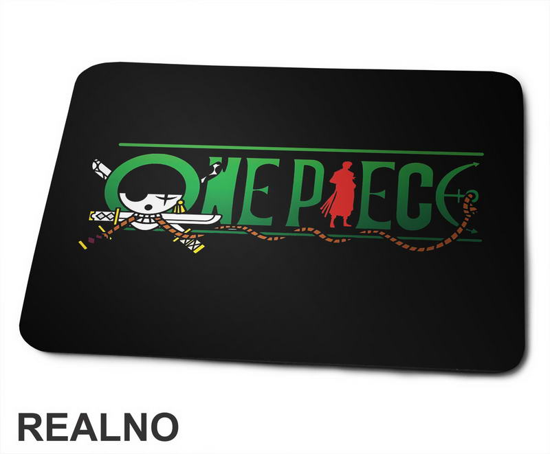 Logo - Zoro - One Piece - Podloga za miš